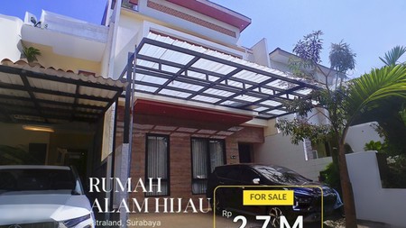Jual Rumah Murah Dan Mewah di Alam Hijau Citraland Surabaya Barat