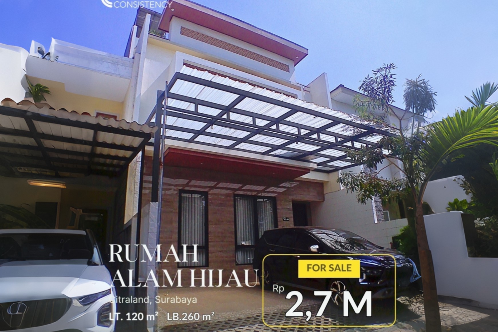 Jual Rumah Murah Dan Mewah di Alam Hijau Citraland Surabaya Barat