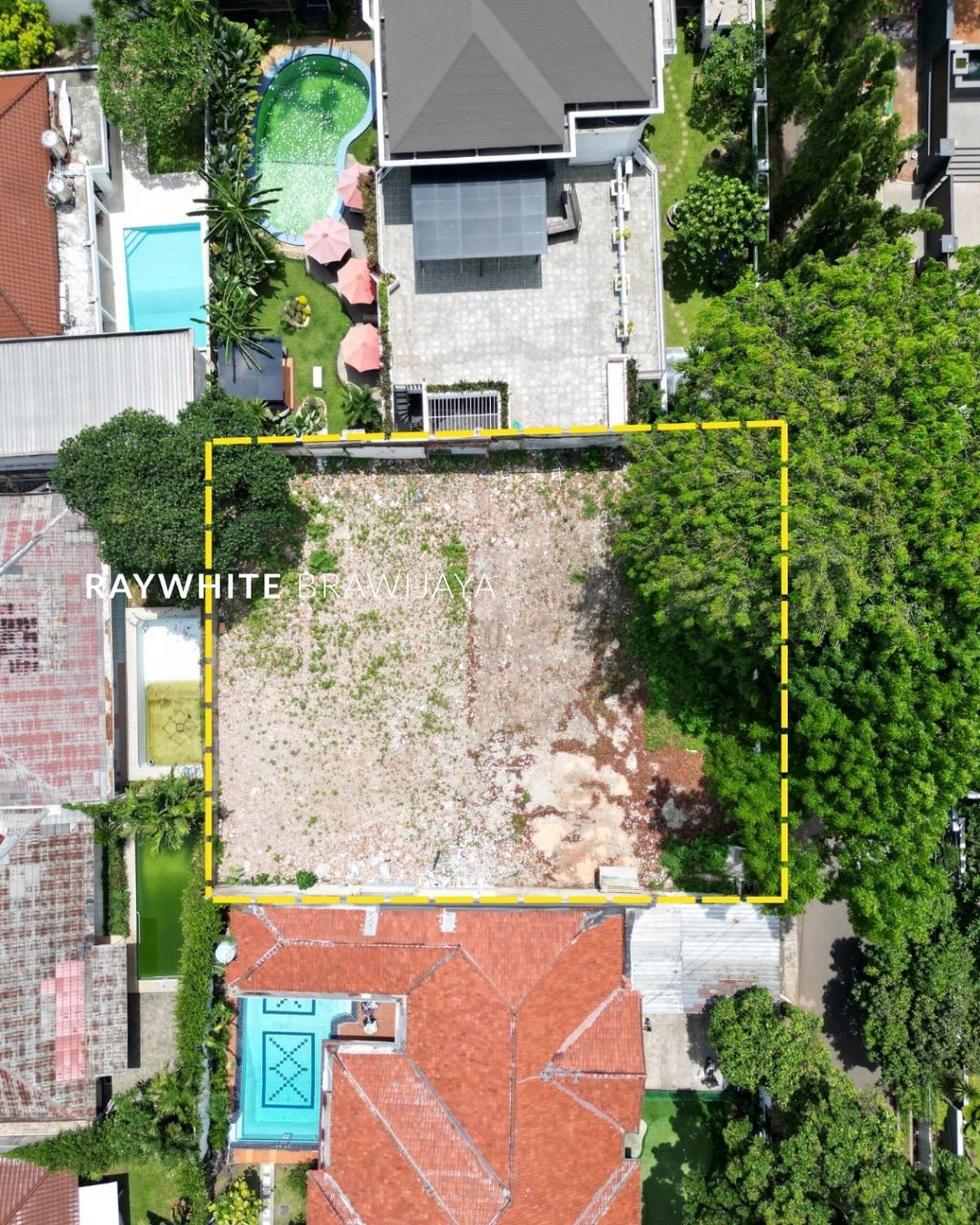 Tanah Siap Bangun Lingkungan Tenang Area Kemang Dalam