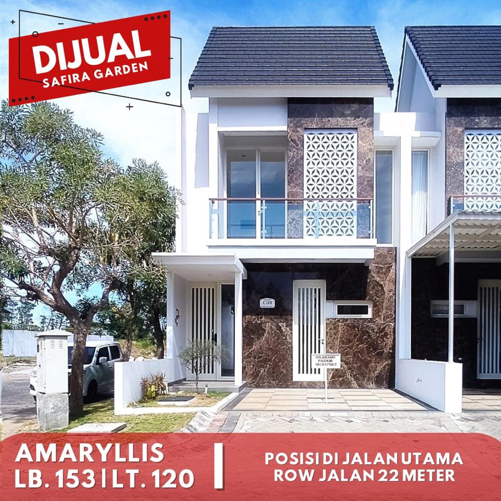 Perumahan Safira Garden 5 Menit dari Exit Toll Sidoarjo Dekat Fasum Terdapat Kolam Renang