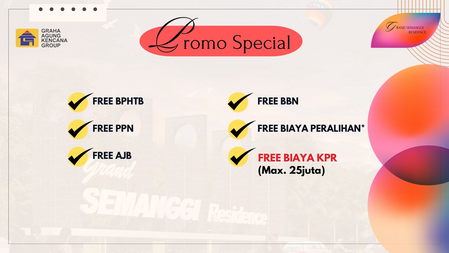 Perumahan 400 Jutaan : Grand Semanggi Residence 2 