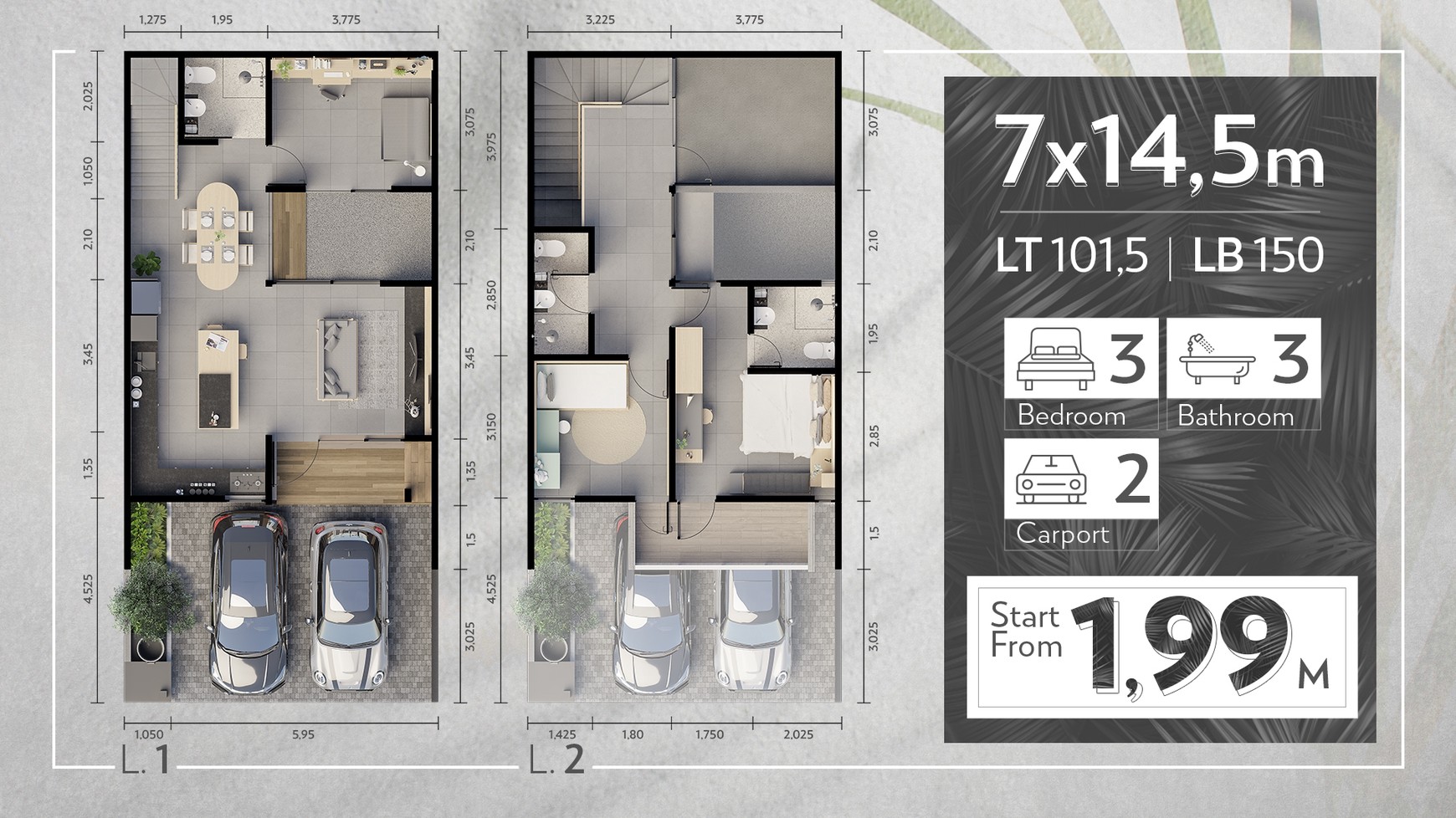Central Park MERR: Hunian Strategis Dekat MERR, 5 Menit ke Juanda & Tol
