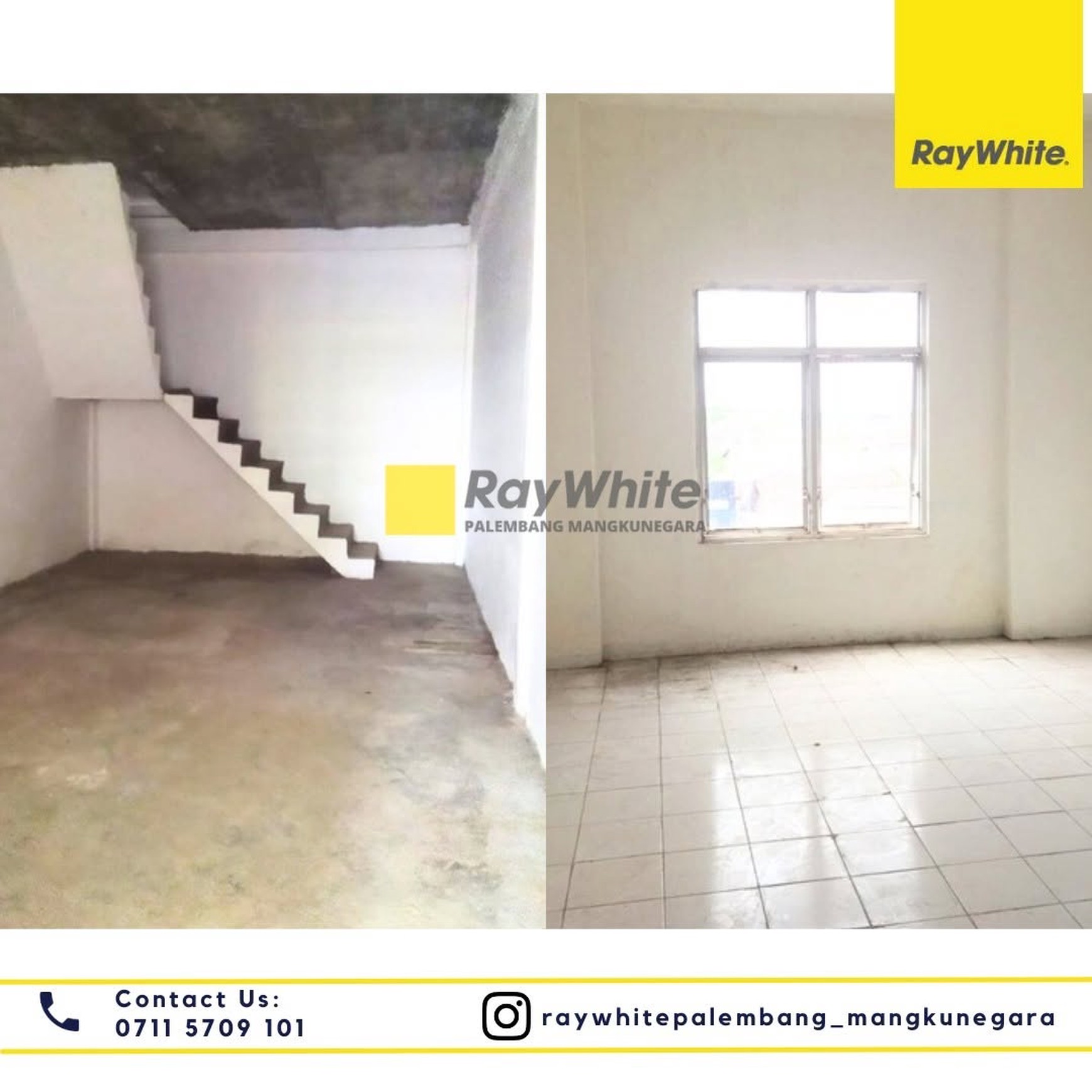 Disewakan ruko 2 pintu Jl R.E Martadinata di palembang