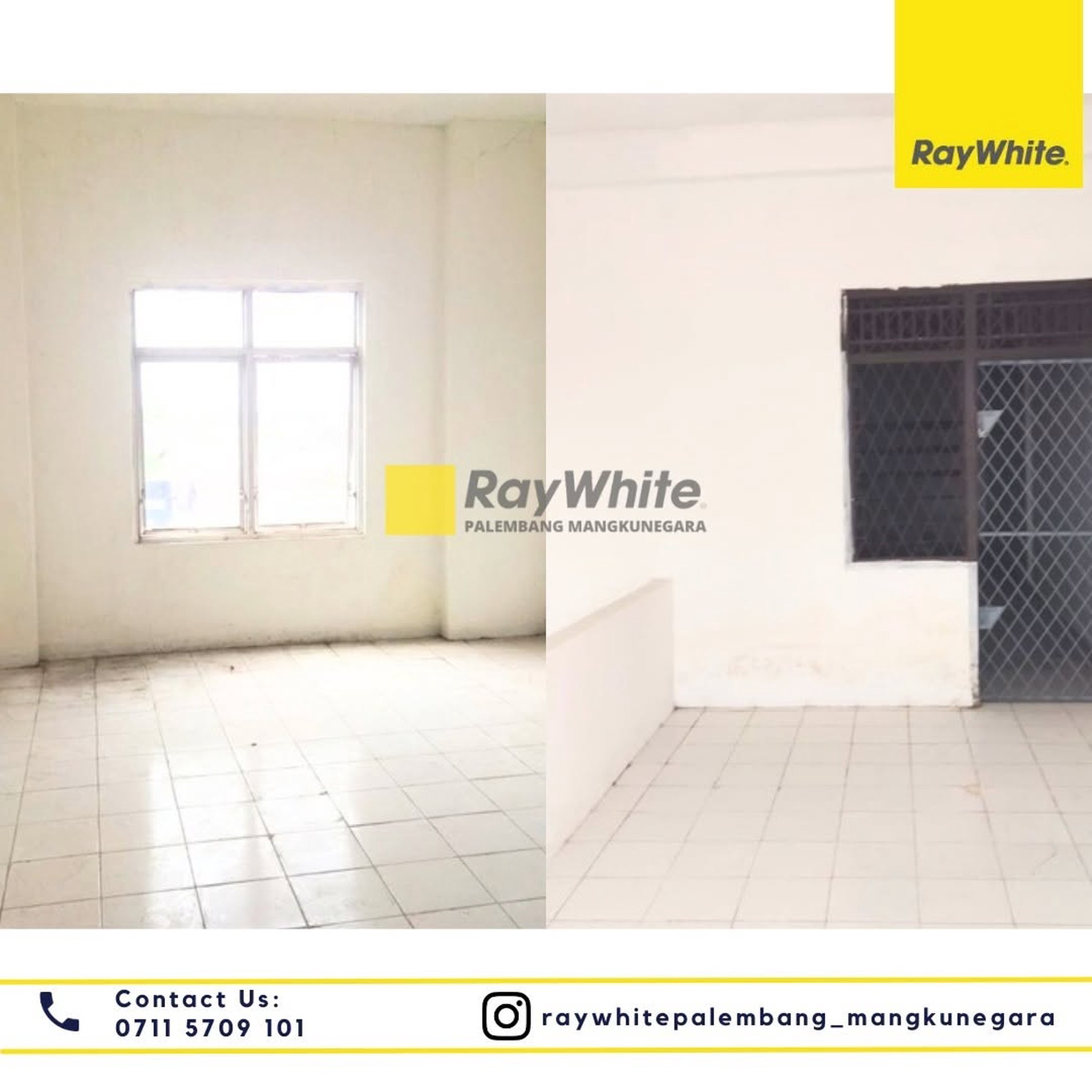 Disewakan ruko 2 pintu Jl R.E Martadinata di palembang