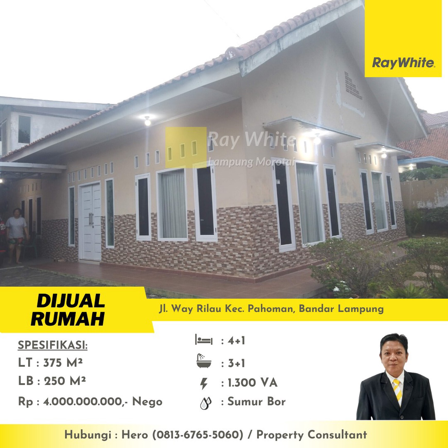 rumah murah way rilau pahoman bandar lampung