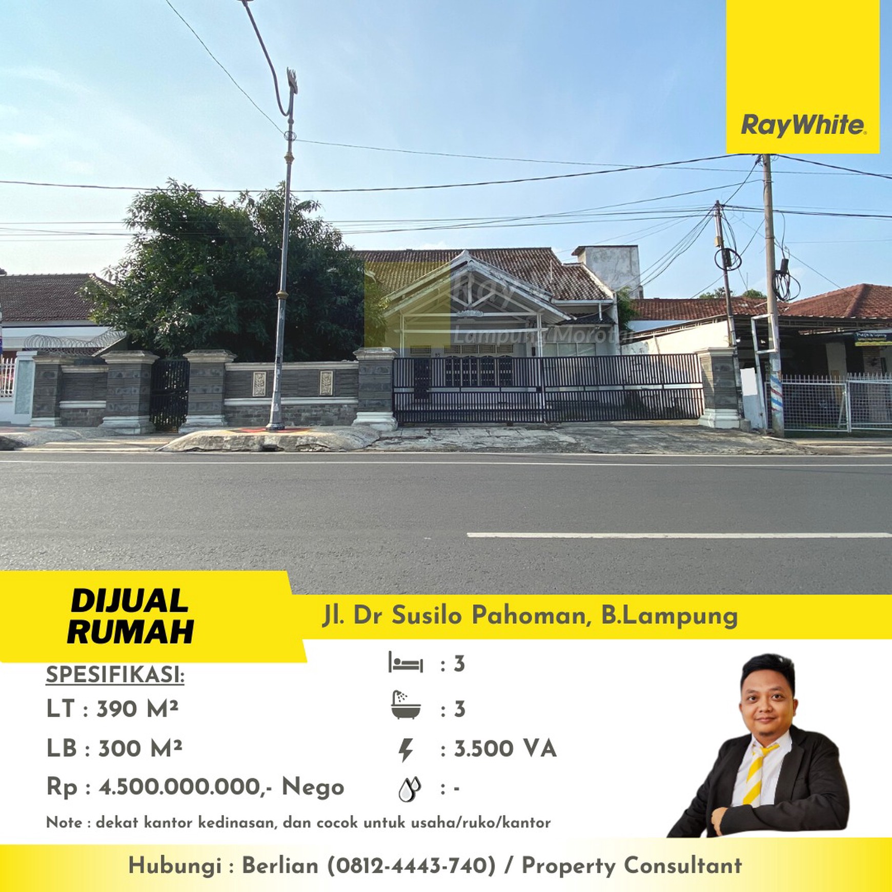rumah murah Dr.Soesilo bandar lampung