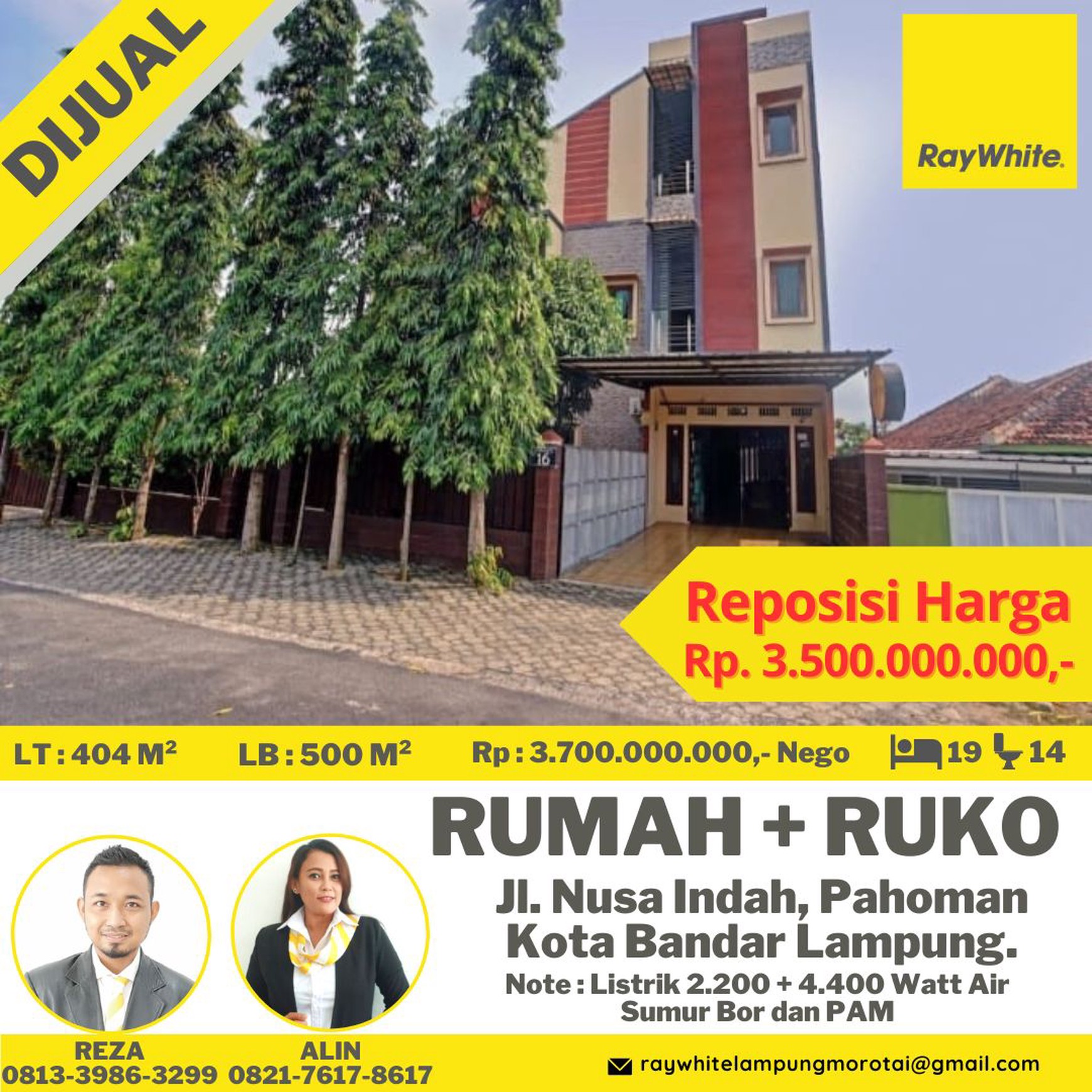 rumah dan ruko murah pahoman