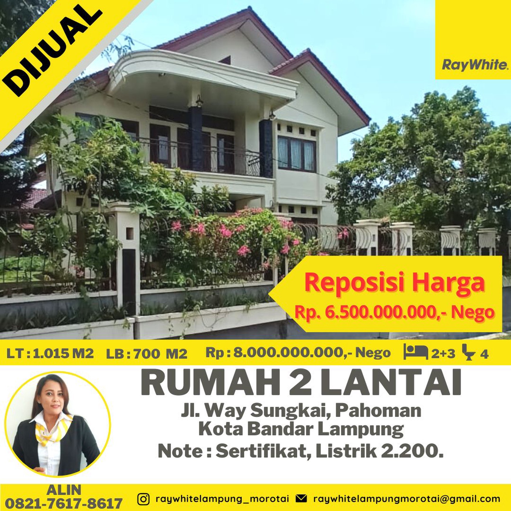 rumah murah pahoman tanjung karang pusat