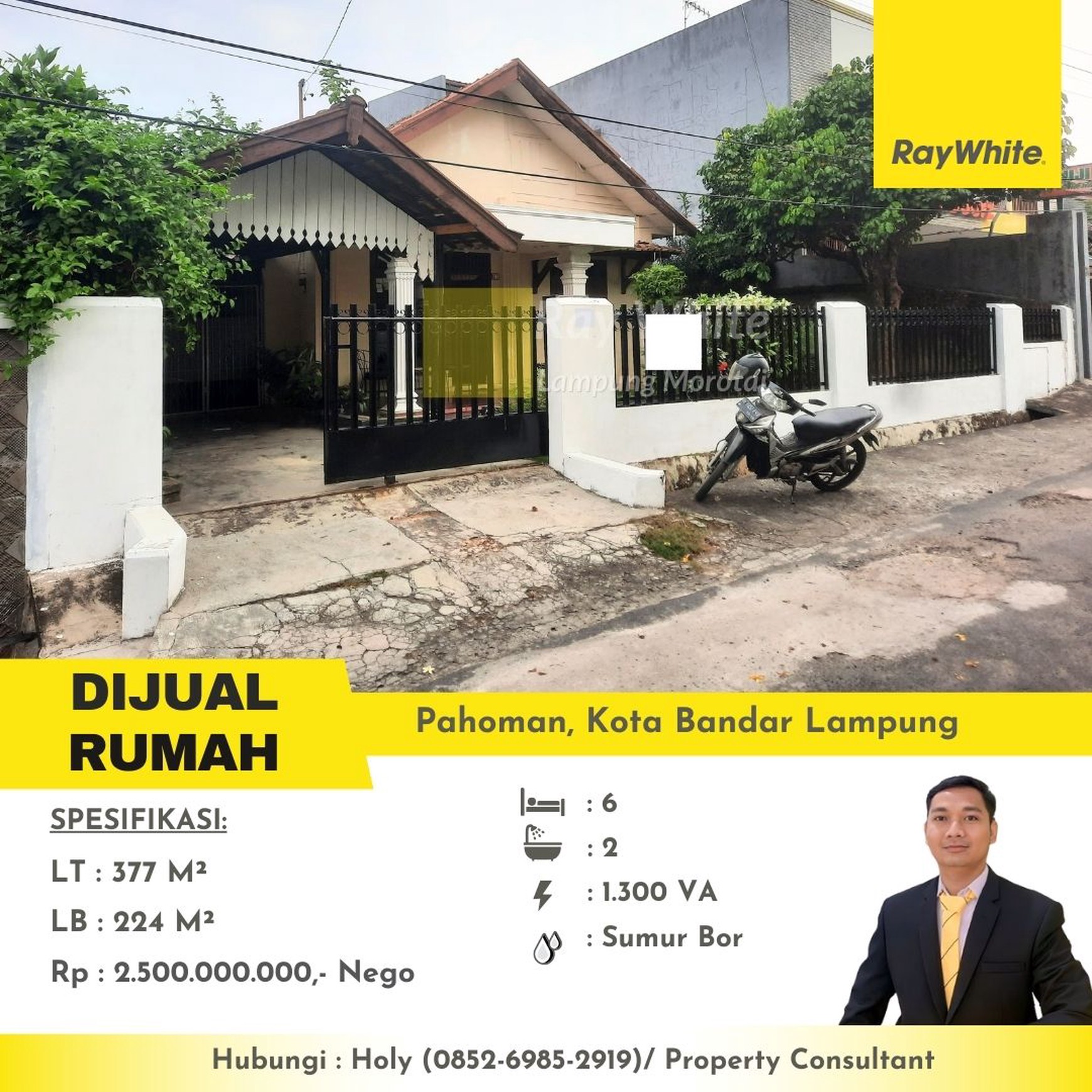 rumah murah pahoman tanjung karang pusat