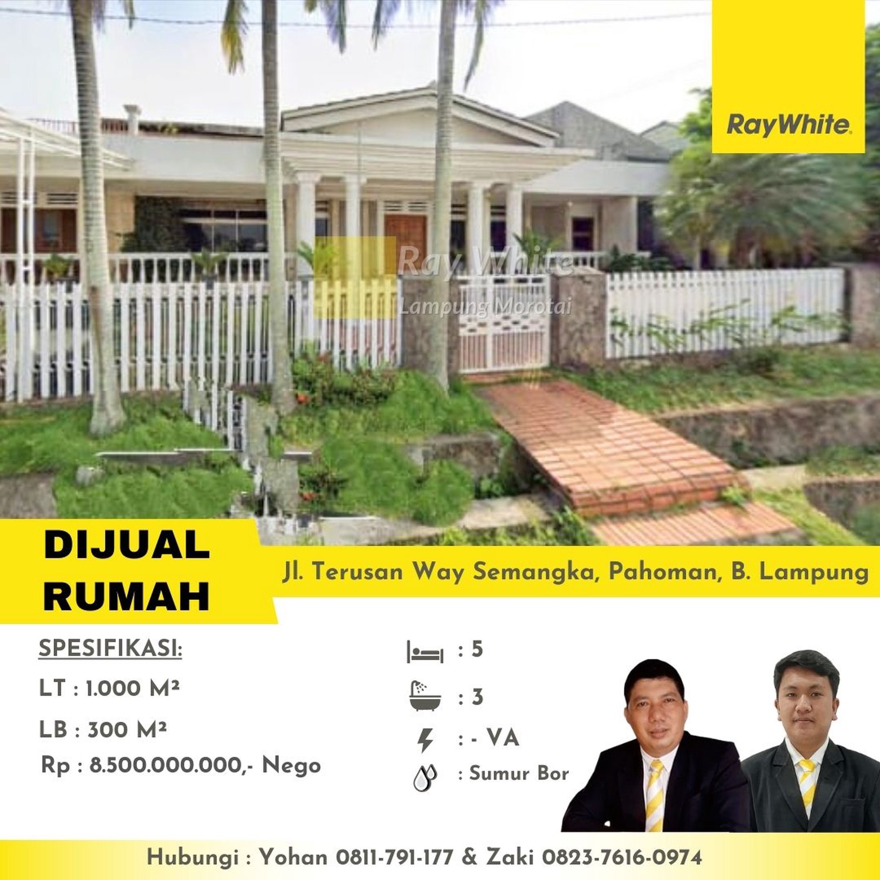 rumah murah pahoman tanjung karang pusat