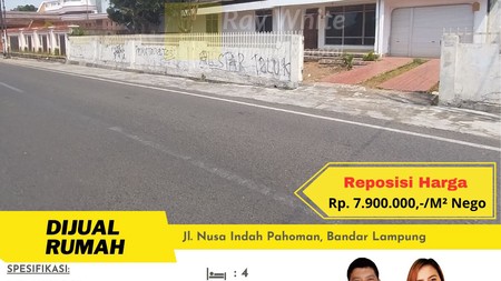 rumah murah pahoman tanjung karang pusat