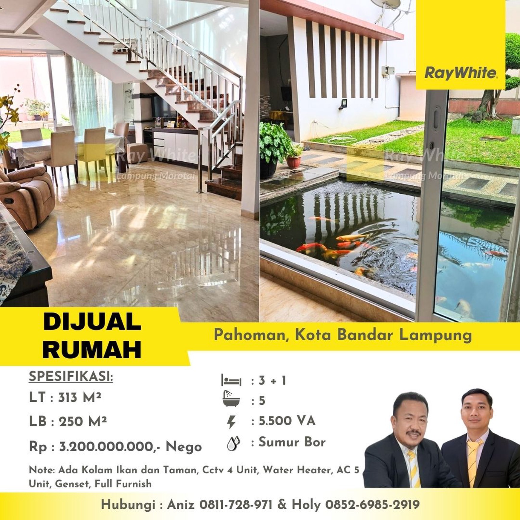 rumah murah pahoman tanjung karang pusat