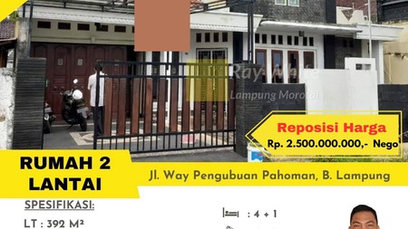 rumah murah pahoman tanjung karang pusat