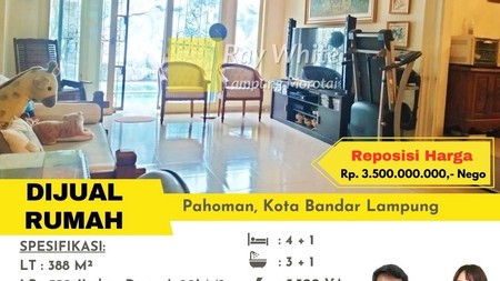 rumah murah pahoman tanjung karang pusat