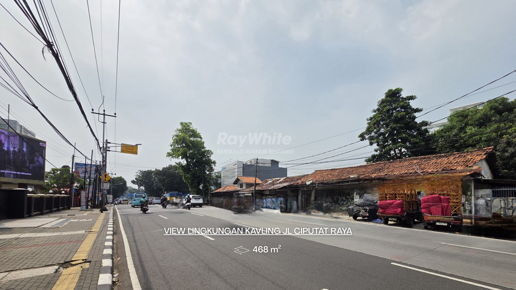 Tanah Kavling Luas 468 m2 SHM di Jl. Ciputat Raya - Lokasi Emas Dekat MRT & Terminal Bus, Ideal untuk Usaha & Investasi