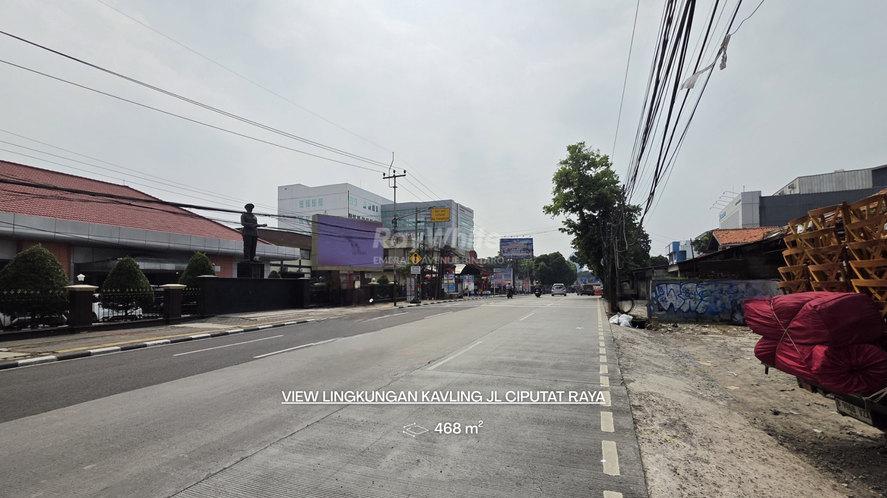 Tanah Kavling Luas 468 m2 SHM di Jl. Ciputat Raya - Lokasi Emas Dekat MRT & Terminal Bus, Ideal untuk Usaha & Investasi