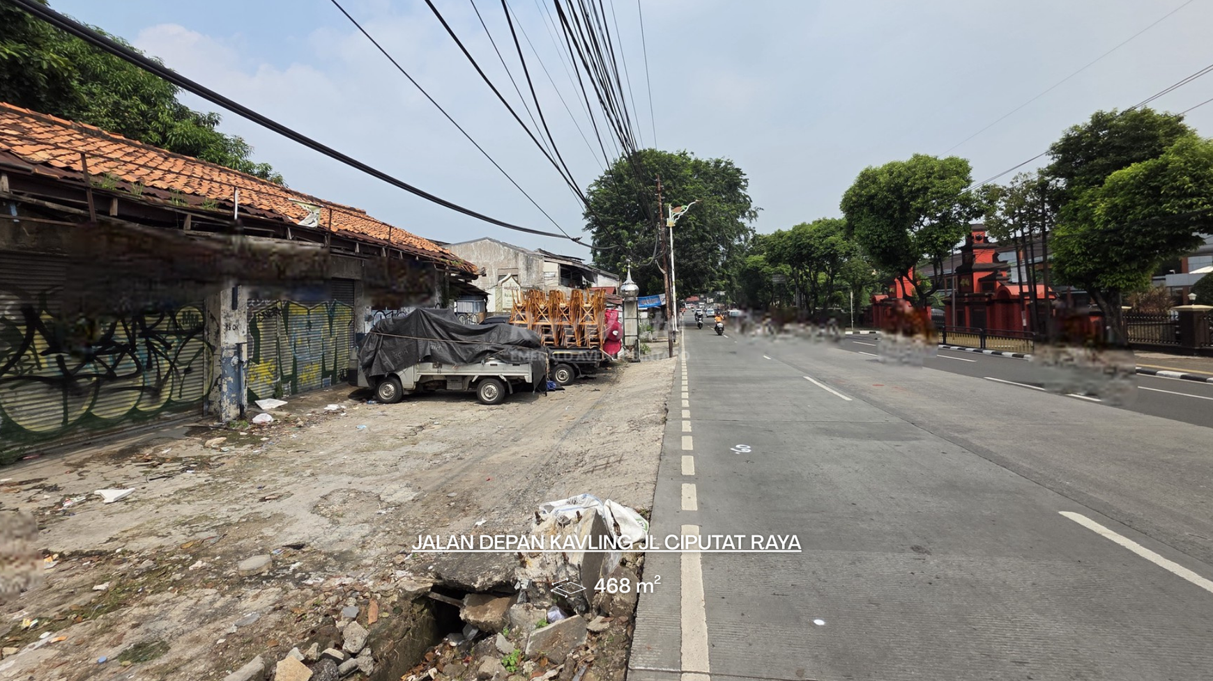 Tanah Kavling Luas 468 m2 SHM di Jl. Ciputat Raya - Lokasi Emas Dekat MRT & Terminal Bus, Ideal untuk Usaha & Investasi