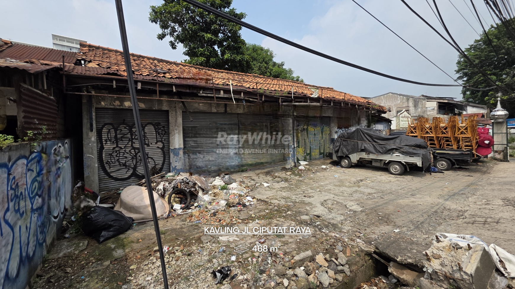 Tanah Kavling Luas 468 m2 SHM di Jl. Ciputat Raya - Lokasi Emas Dekat MRT & Terminal Bus, Ideal untuk Usaha & Investasi