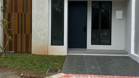 Rumah Baru Unfurnished 1 Lantai di U-Ville Bintaro Jaya, Sawah Baru, Ciputat.