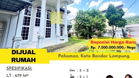 rumah murah pahoman tanjung karang pusat