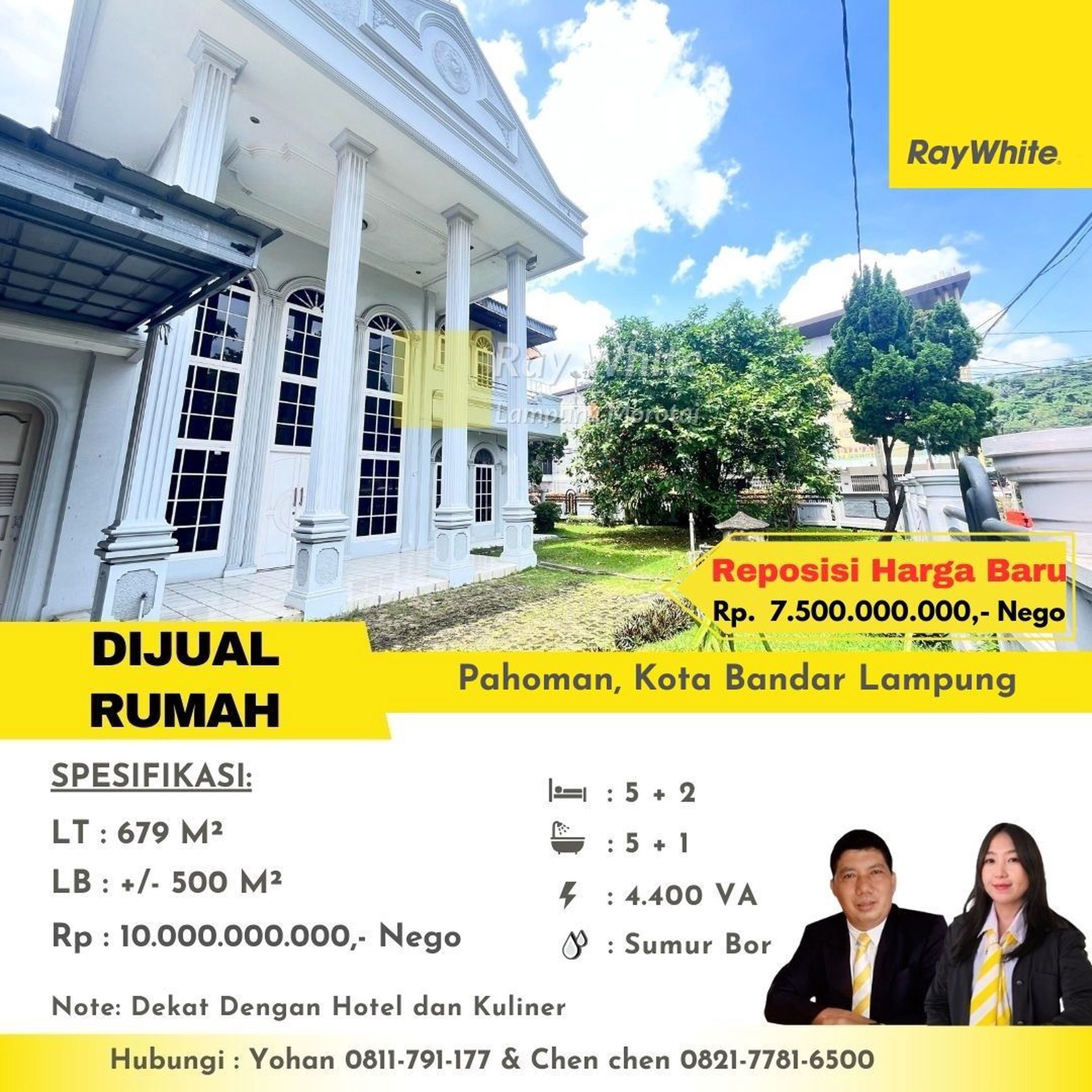 rumah murah pahoman tanjung karang pusat