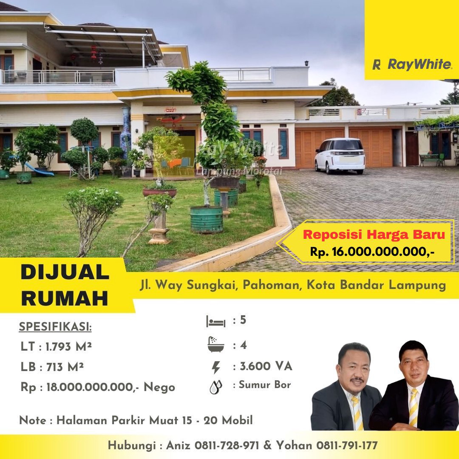 rumah murah pahoman tanjung karang pusat
