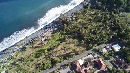 Land Freehold Beach front Seraya Karang Asem Bali