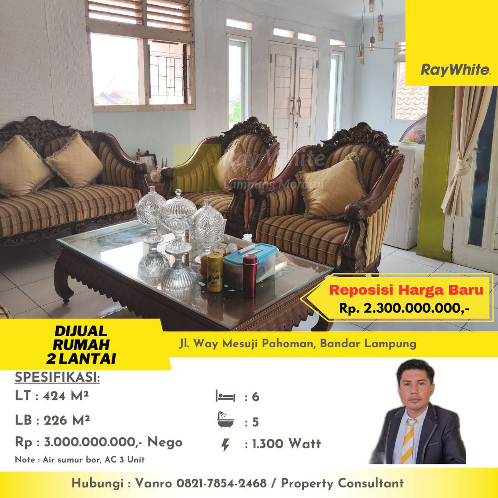 rumah murah pahoman tanjung karang pusat