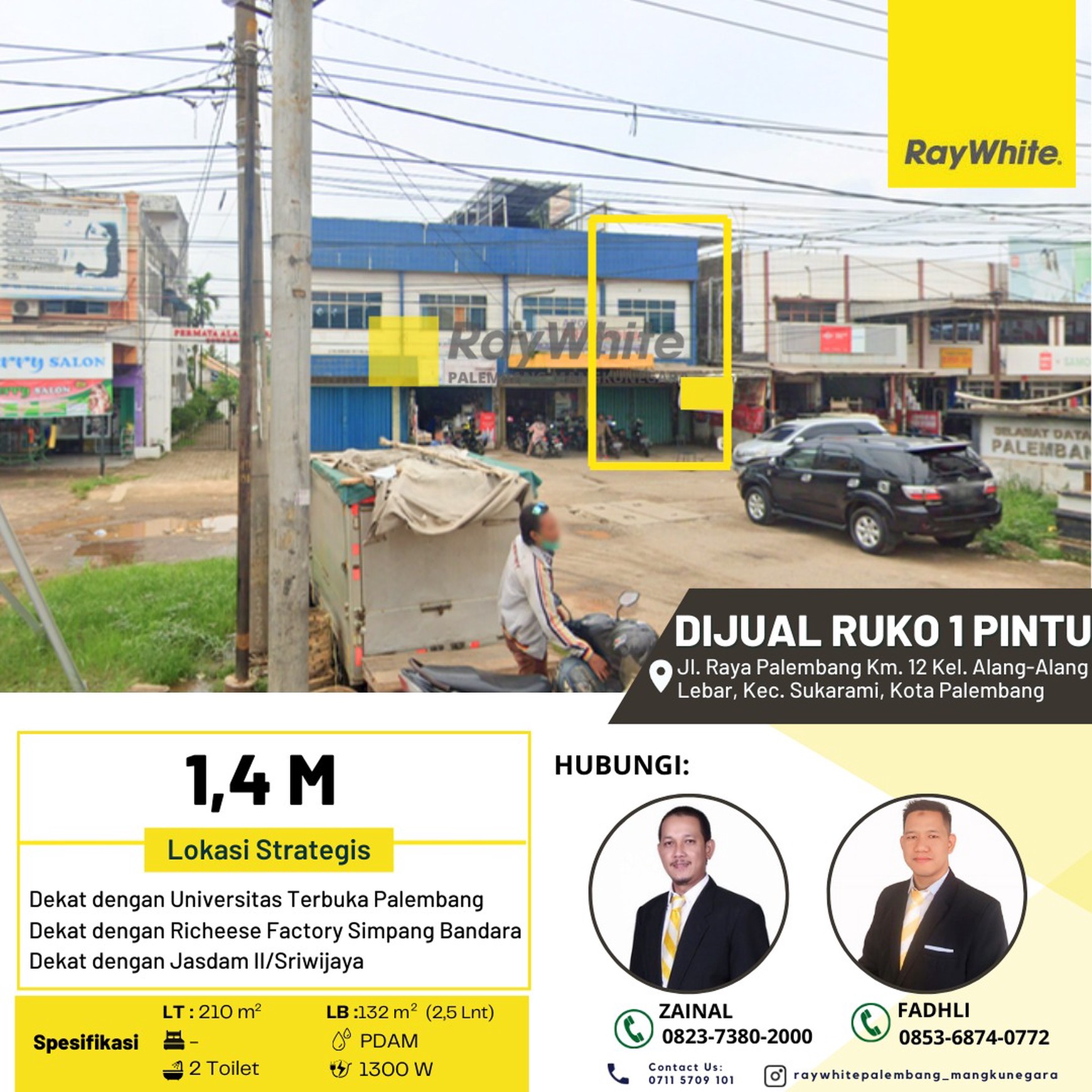 DIJUAL RUKO STRATEGIS 2,5 LANTAI