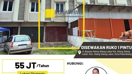 DISEWAKAN RUKO STRATEGIS 2.5 LANTAI