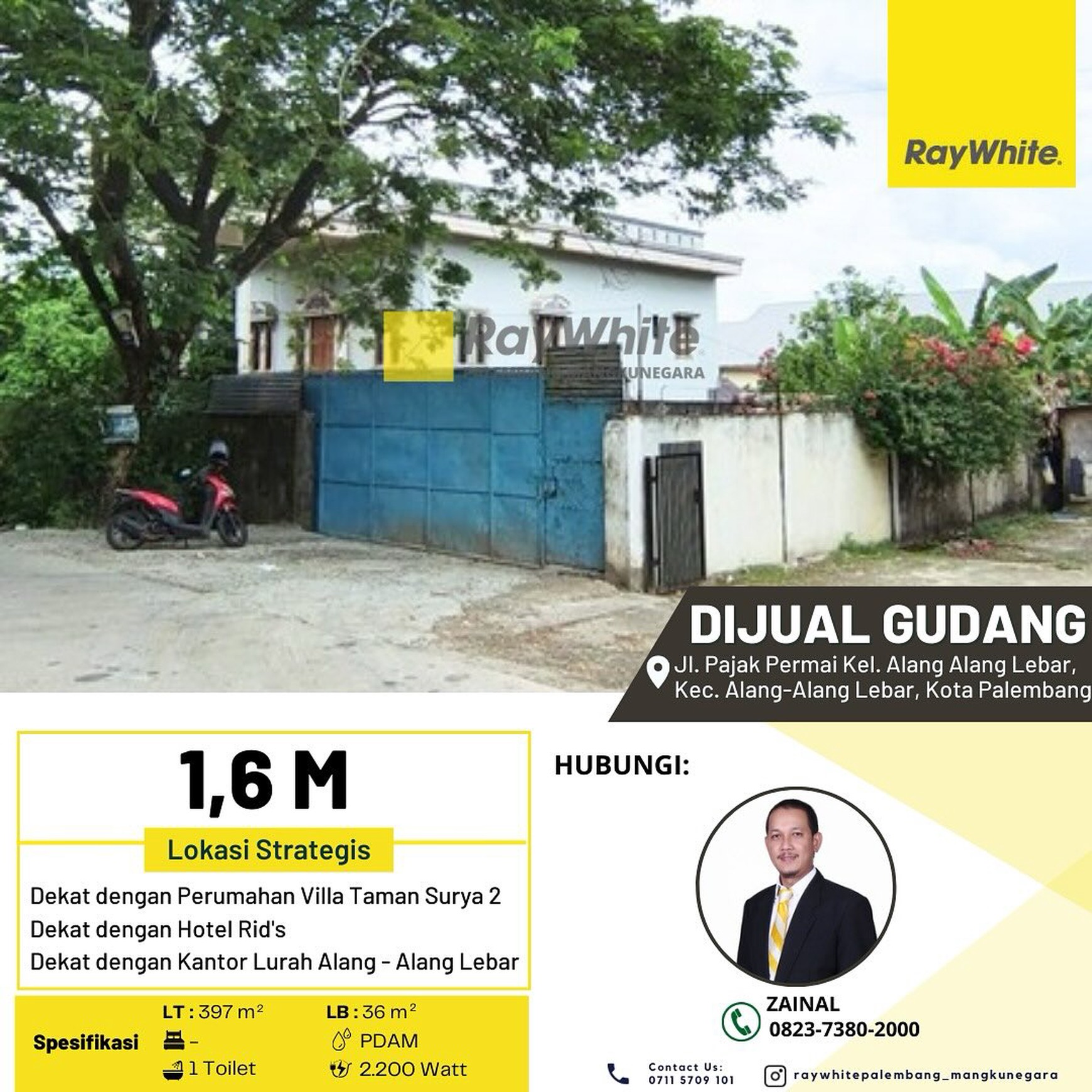 DIJUAL GUDANG LOKASI STRATEGIS