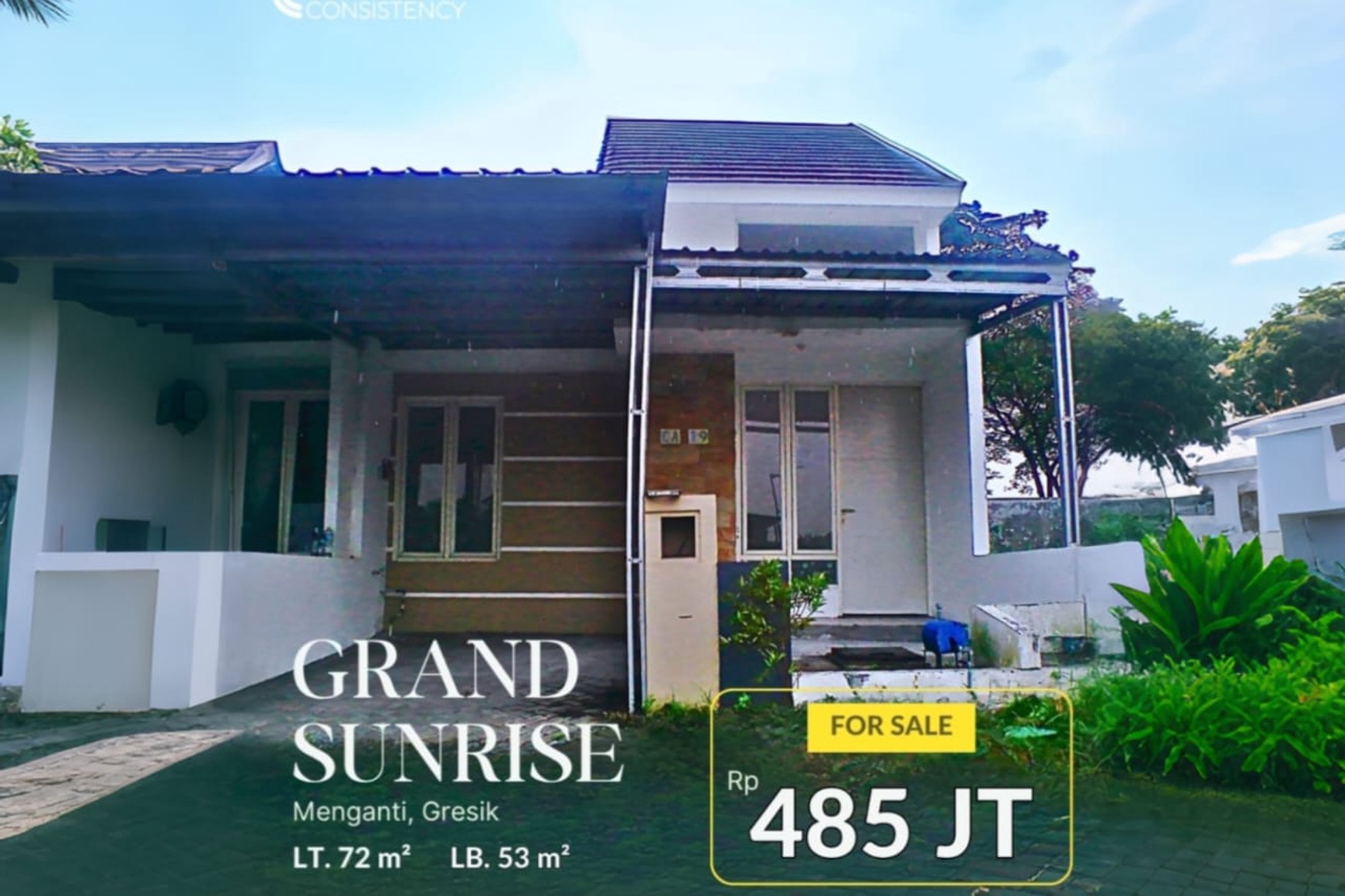 Dijual Rugi Rumah Murah Grand Sunrise Menganti, Gresik