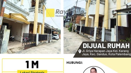 DIJUAL RUMAH 2 AREA STRATEGIS