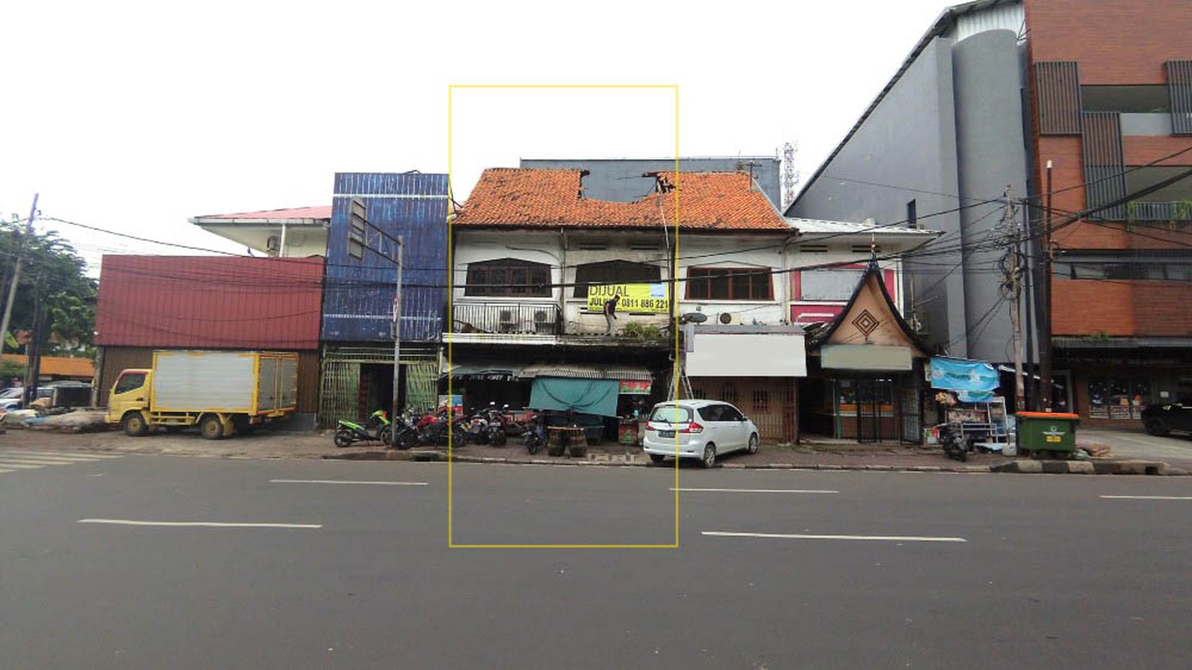 Ruko Strategis Dekat Gereja Ayam, Jl Samanhudi, Luas 8x20m2