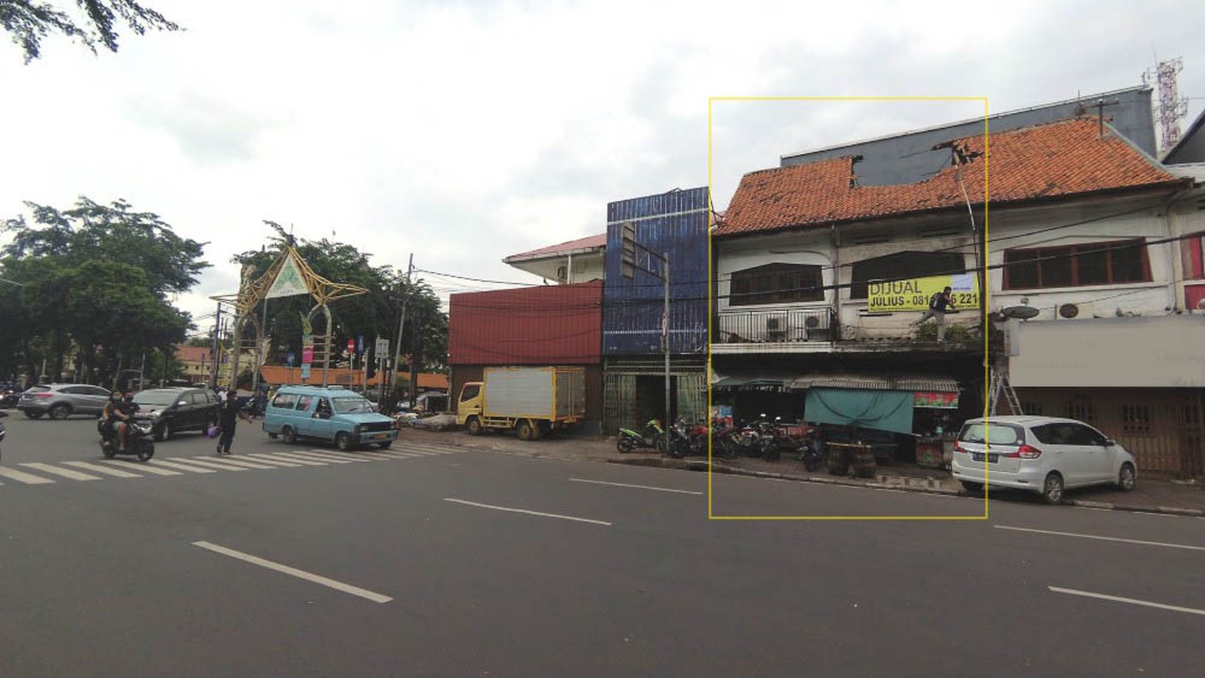 Ruko Strategis Dekat Gereja Ayam, Jl Samanhudi, Luas 8x20m2