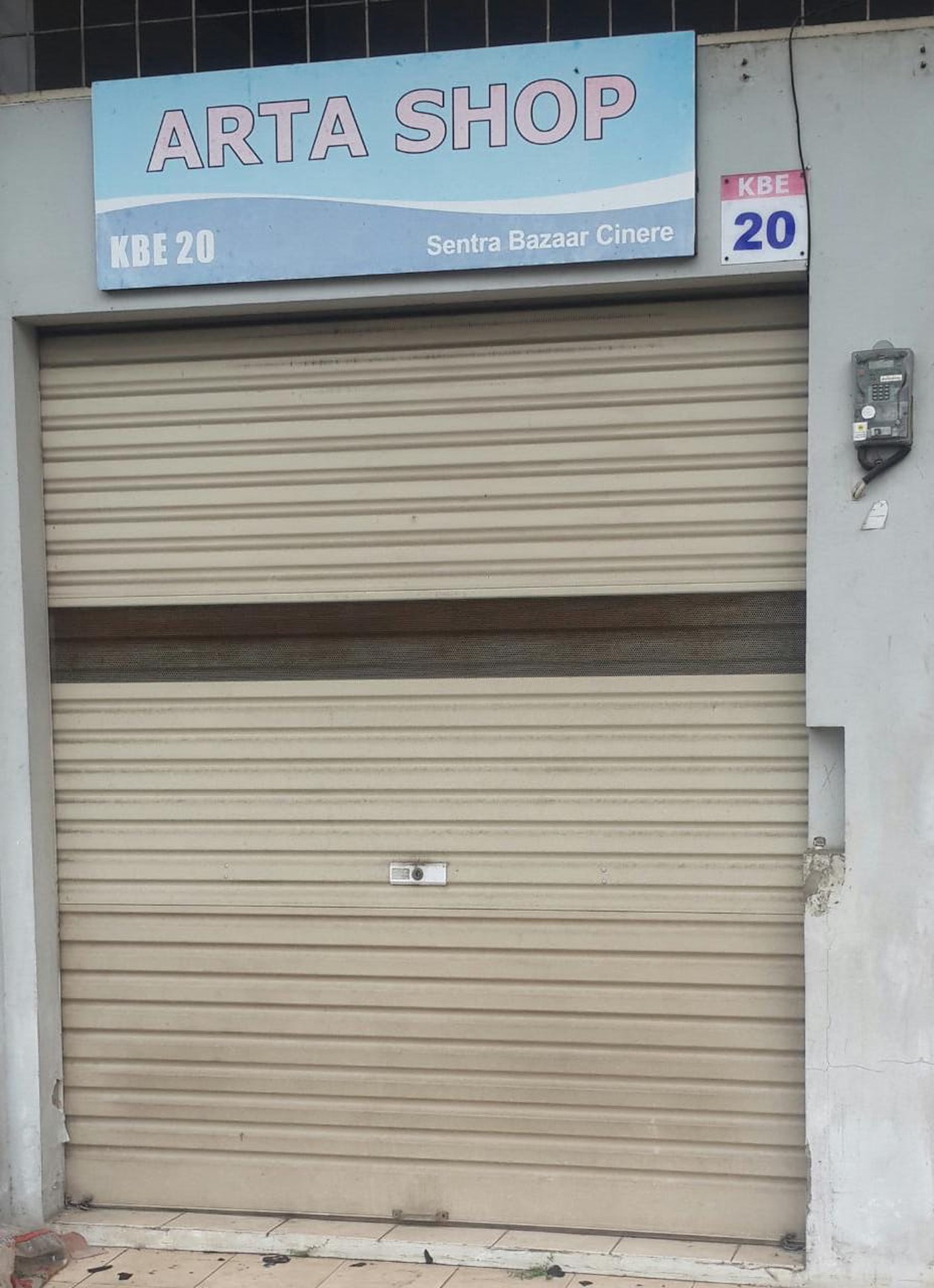 Cinere raya kios pasar segar di bukit cinere raya hadap parkiran