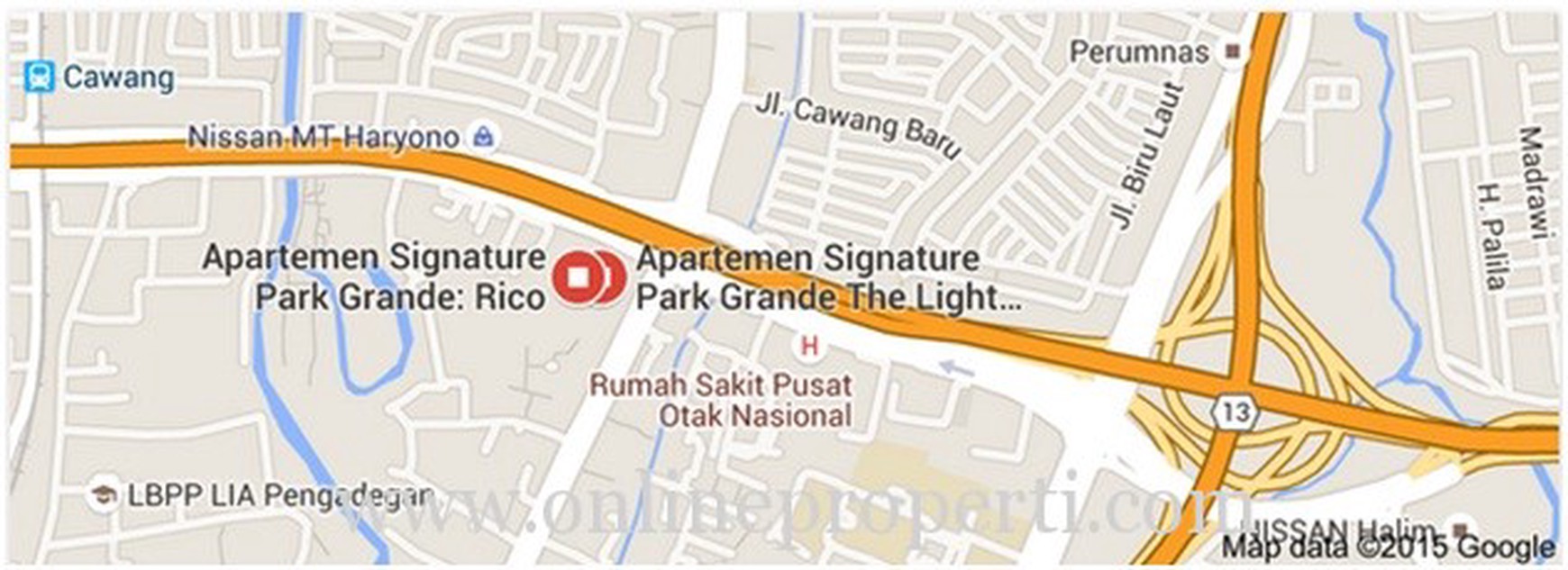 Dijual sangat murah 1 unit Apartemen Signature Park Grande