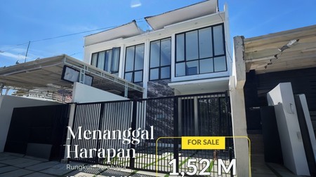 Dijual Rumah Baru Murah Mewah Rungkut Menanggal Surabaya Dekat Dengan Tol Kawasan Bebas Banjir