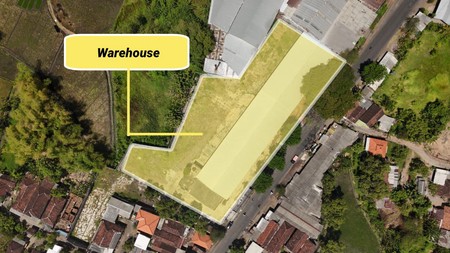 Sewa Gudang Murah Luas Berlokasi Strategis di Kraton Pasuruan Kawasan Zona Merah Industri Dekat Jalan Tol