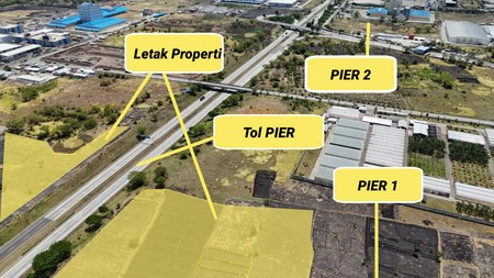 Jual Tanah Murah Zona Merah Inbdustri di PIER Pasuruan