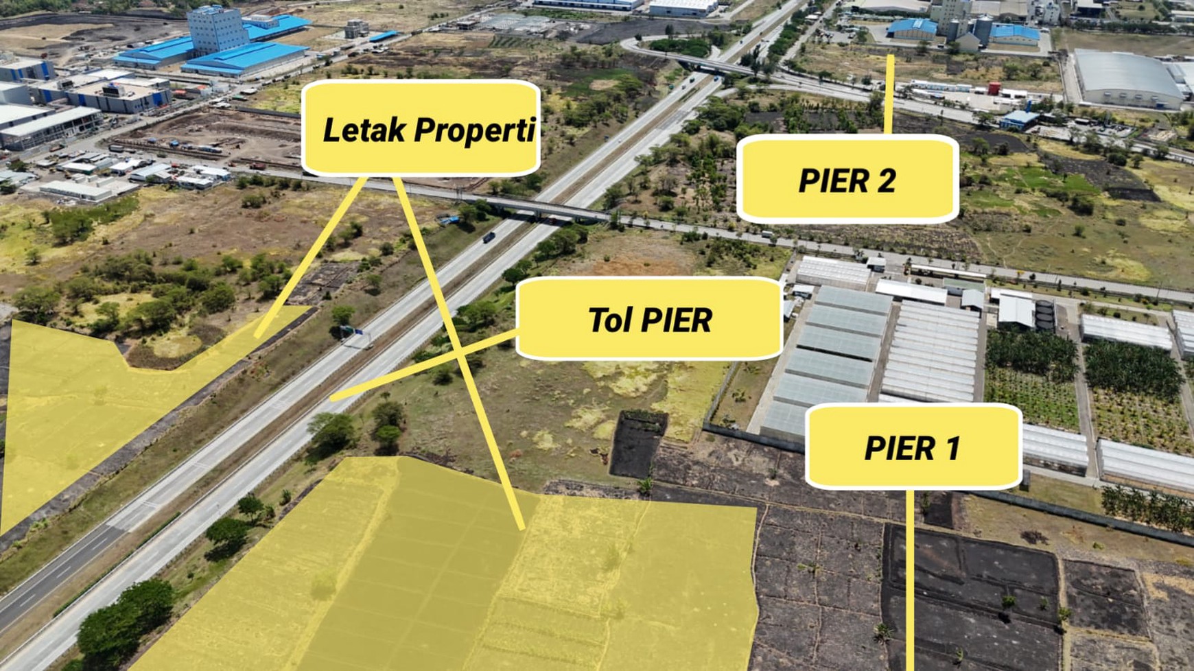 Jual Tanah Murah Zona Merah Inbdustri di PIER Pasuruan
