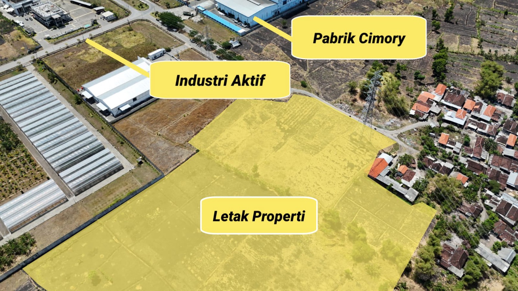 Jual Tanah Murah Zona Merah Inbdustri di PIER Pasuruan