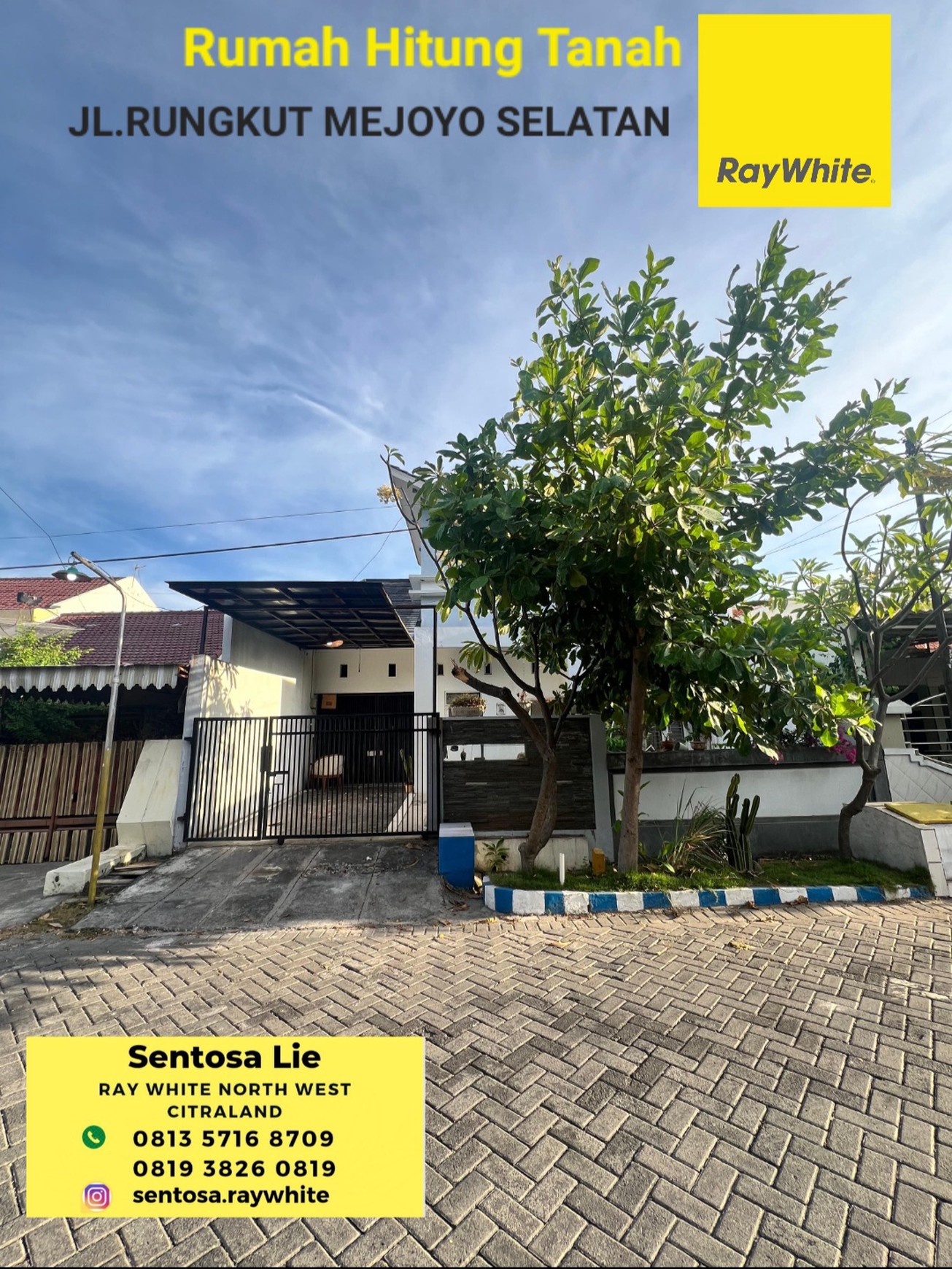 MURAH LUAS Dijual Rumah Rungkut Mejoyo Selatan Surabaya Timur Cocok Buat Usaha Kos - Kostan