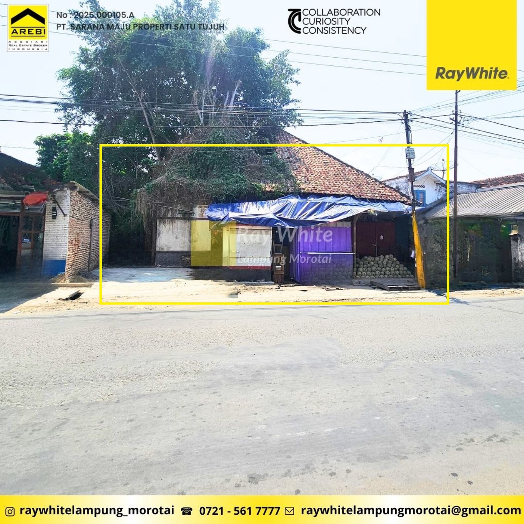 Jual Tanah Pinggir Jalan Teluk Betung 