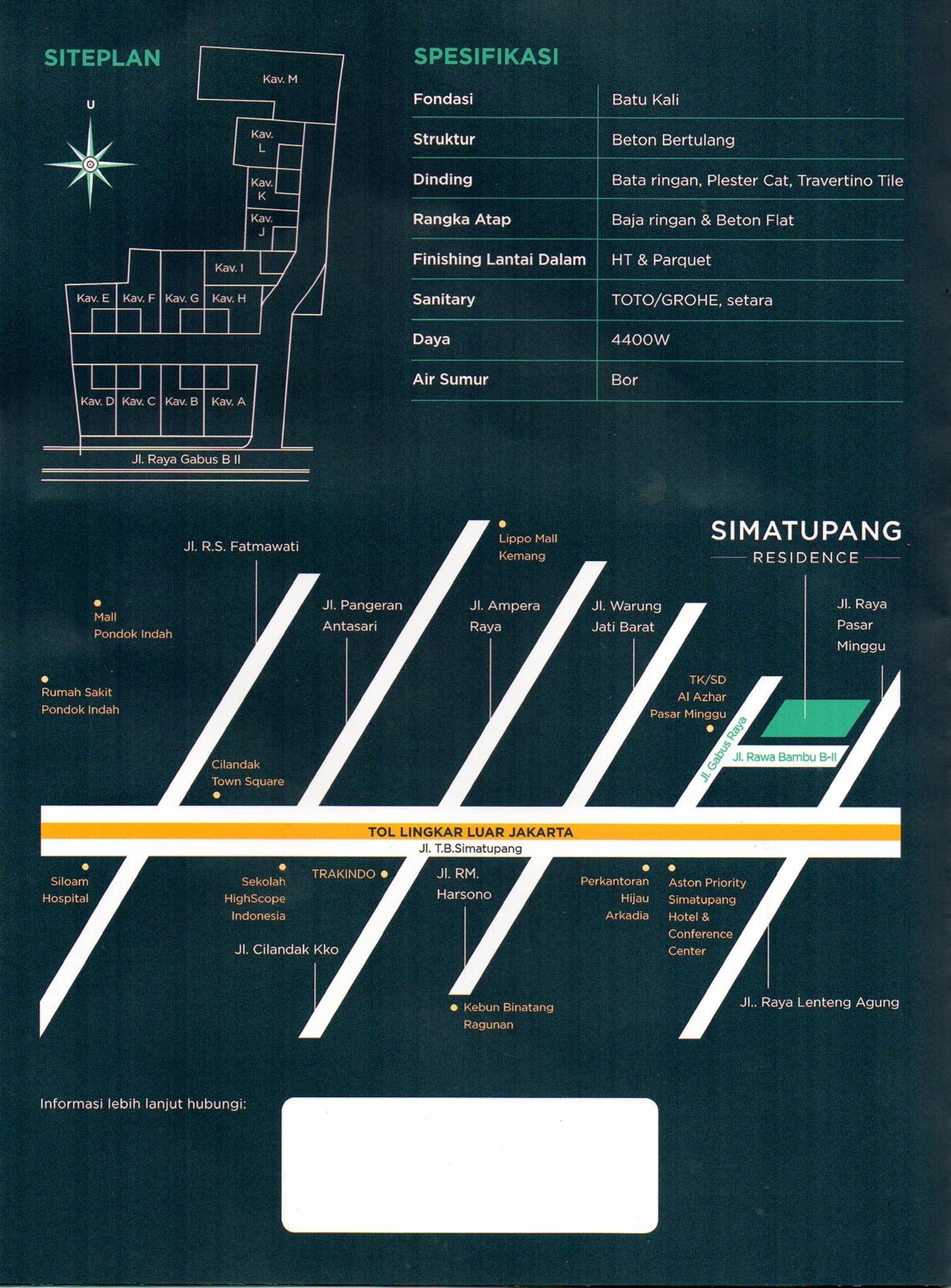 Rumah Bagus Di Simatupang Residence Pasar Minggu Jakarta Selatan