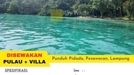 DISEWAKAN VILLA DI PULAU, PUNDUH PIDADA, PESAWARAN