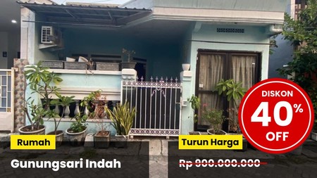 Dijual Rumah 500 Jutaan di Gunungsari Indah Surabaya