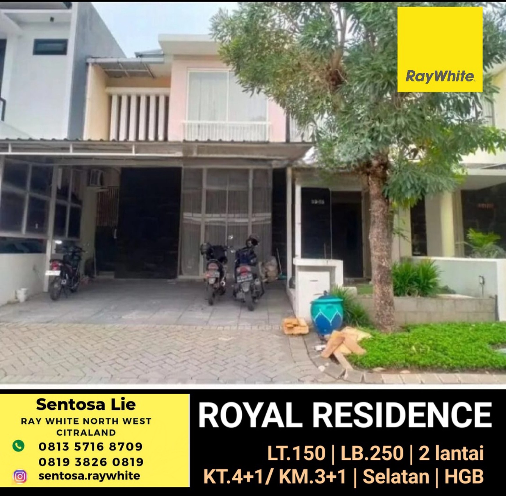 Disewakan Rumah Royal Residence Surabaya SPESIAL 4+1 Kamar Tidur
