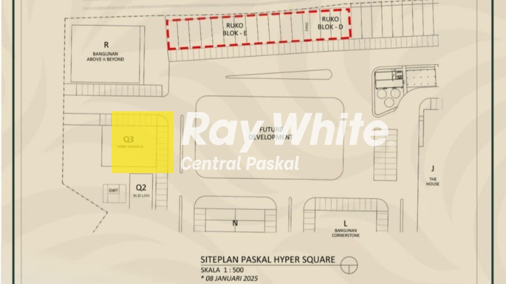 Ruko Baru Paskal Hyper Square Blok E Kota Bandung