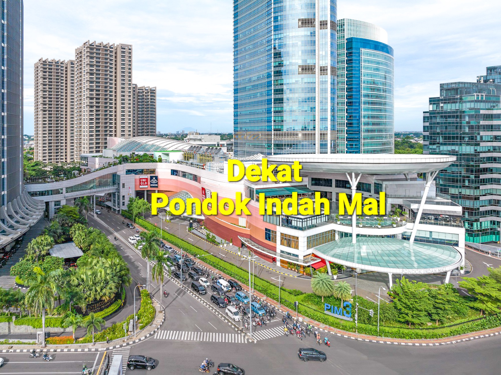 Tanah Hoek di Pondok Indah, dekat Cilandak Kemang Kebayoran Baru